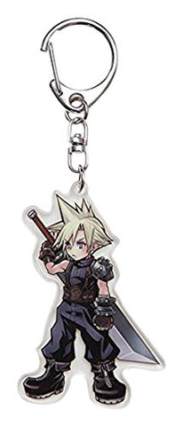 Dissidia Final Fantasy - Cloud Strife - Acrylic Keychain - Keyholder