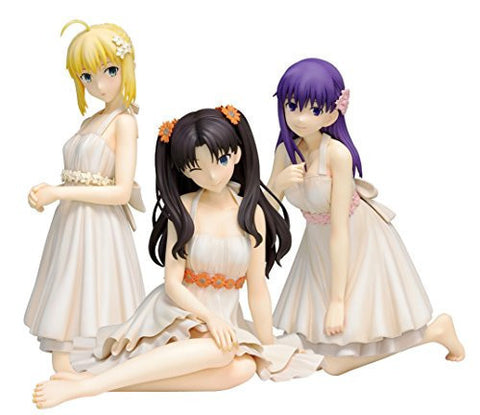 Fate/Stay Night Unlimited Blade Works - Matou Sakura - Saber - Tohsaka Rin - Dream Tech - 1/8 - Onepiece Style, Premium set (Wave)　
