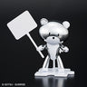 Gundam Build Fighters Try - Petitgguy - HGBF - HGPG - 1/144 - Silver Sparkle & Placard (Bandai)
