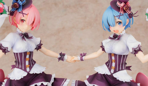 Re:Zero kara Hajimeru Isekai Seikatsu - Rem - Ram - KDcolle - 1/7 - Birthday Ver. Complete Set - 2 Figures (Kadokawa)