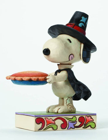 Peanuts Jim Shore Series - Pilgrim Snoopy Statue