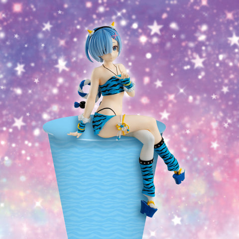 Re:Zero kara Hajimeru Isekai Seikatsu - Rem - Noodle Stopper Figure - Oni Ishou (FuRyu)