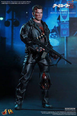 Movie Masterpiece DX - Terminator 2 1/6 Scale Figure T800 Battle Damaged Version
