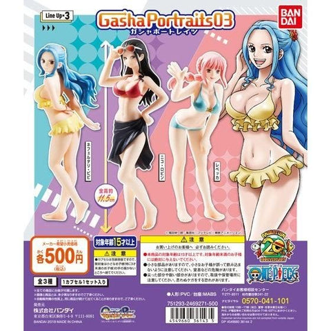 One Piece - Nefertari Vivi - Gasha Portraits - One Piece Gasha Portraits 03 (Bandai)